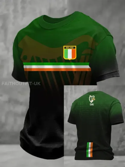Men’s Ireland Football Lover COYBIG Printed T-shirt