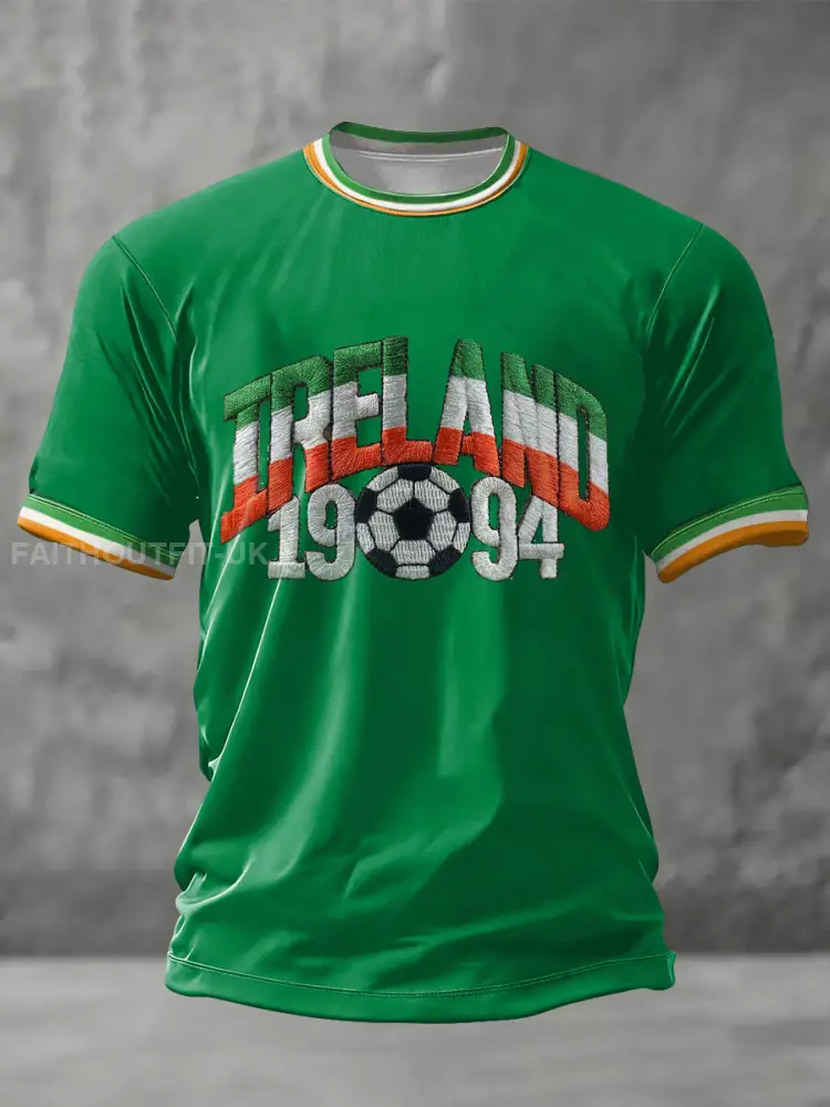 Men’s Ireland Football Lover COYBIG Printed T-shirt