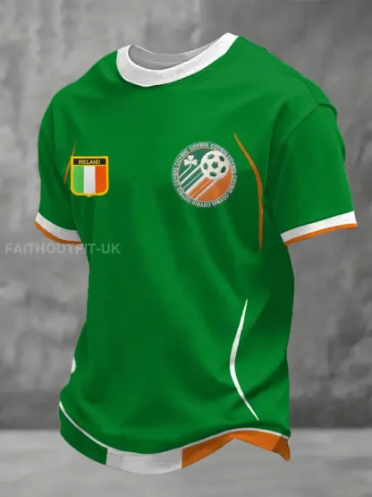 Men’s Ireland Football Lover COYBIG Printed T-shirt