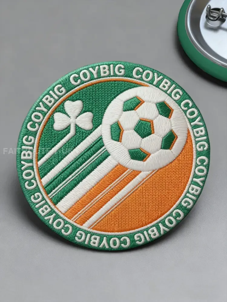 Ireland Football Lover COYBIG Printed Pins - Green · ONE