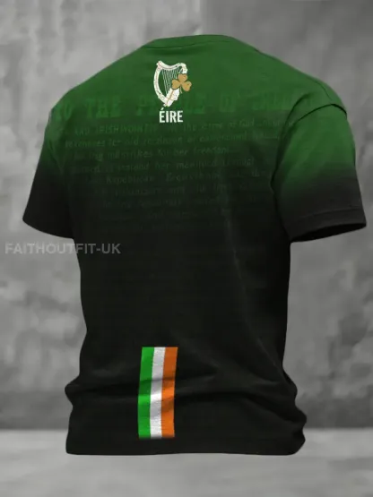 Men’s Ireland Football Lover COYBIG Printed T-shirt