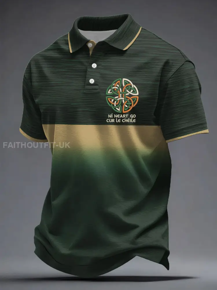 Men’s Ireland Rugby Lover Printed Casual Tops