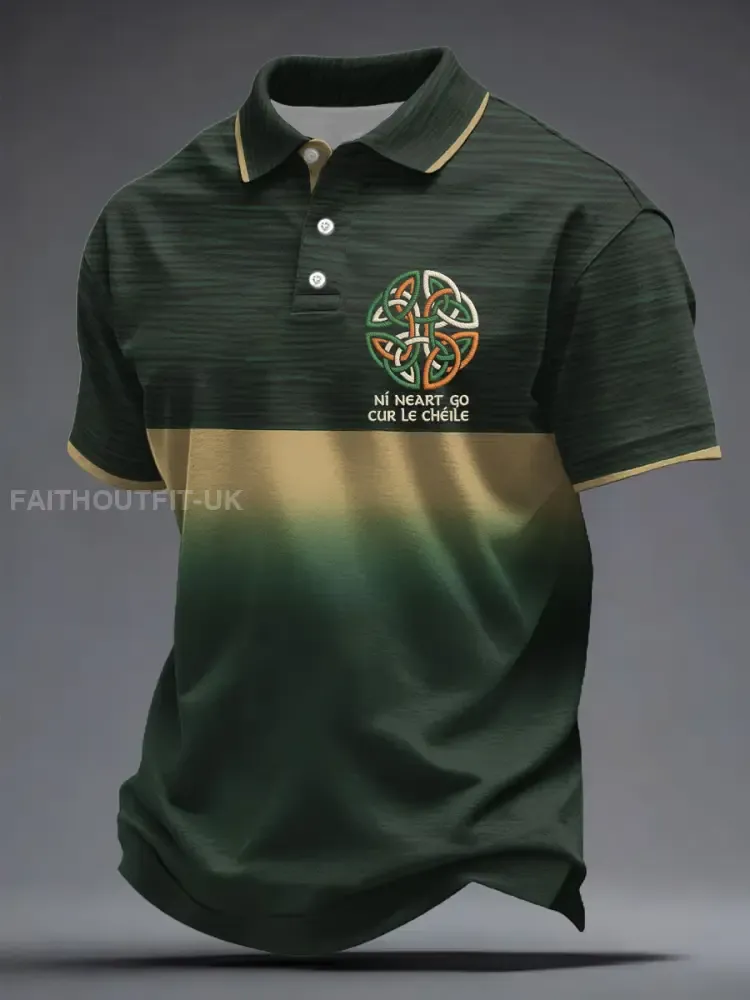 Men’s Ireland Rugby Lover Printed Casual Tops