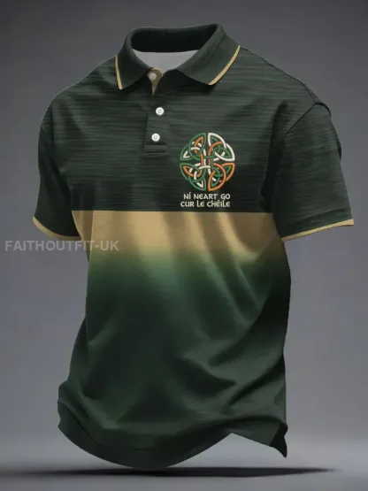 Men’s Ireland Rugby Lover Printed Casual Tops