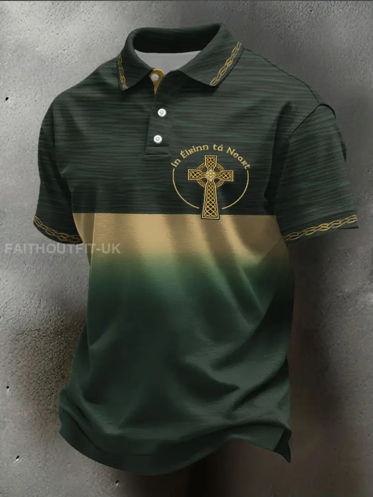 Men’s Ireland Rugby Lover Printed Casual Tops