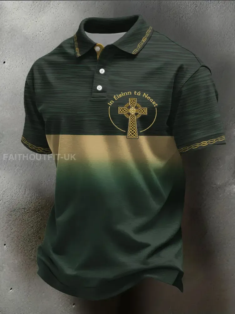 Men’s Ireland Rugby Lover Printed Casual Tops