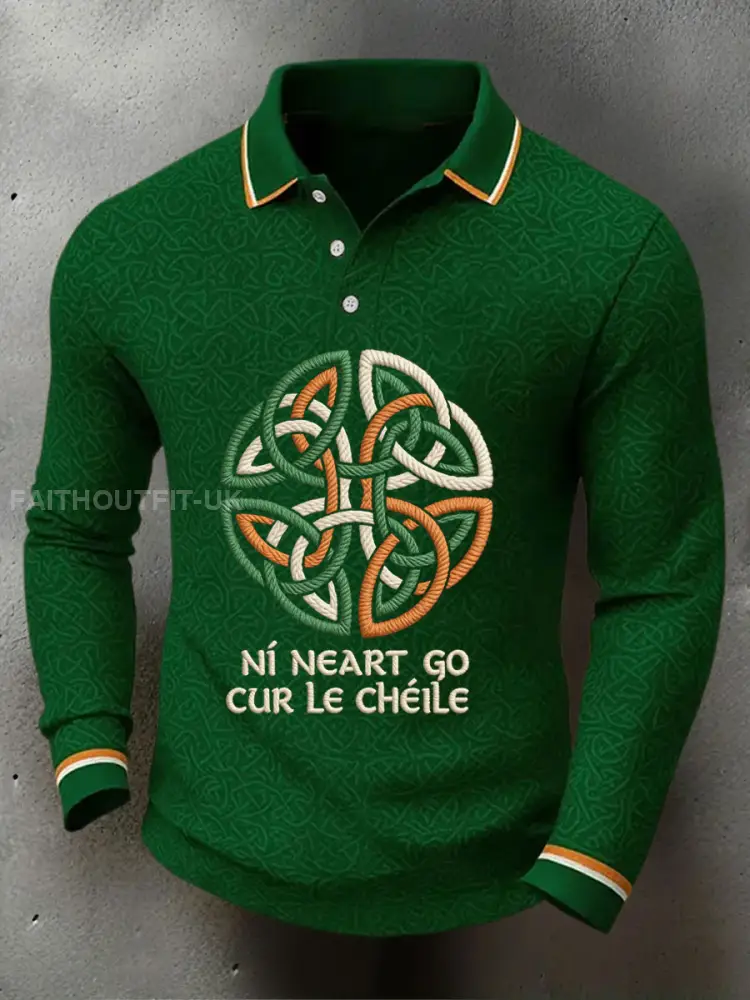 Men’s Ireland Rugby Lover Printed Casual Tops