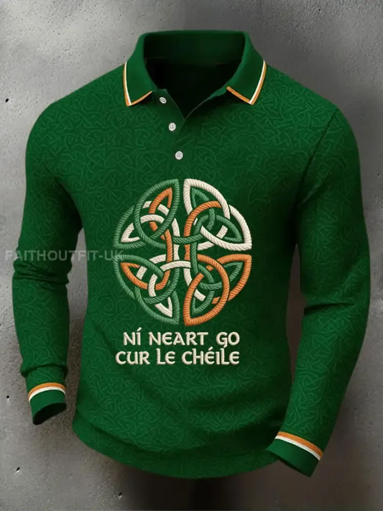 Men’s Ireland Rugby Lover Printed Casual Tops