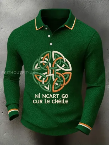 Men’s Ireland Rugby Lover Printed Casual Tops