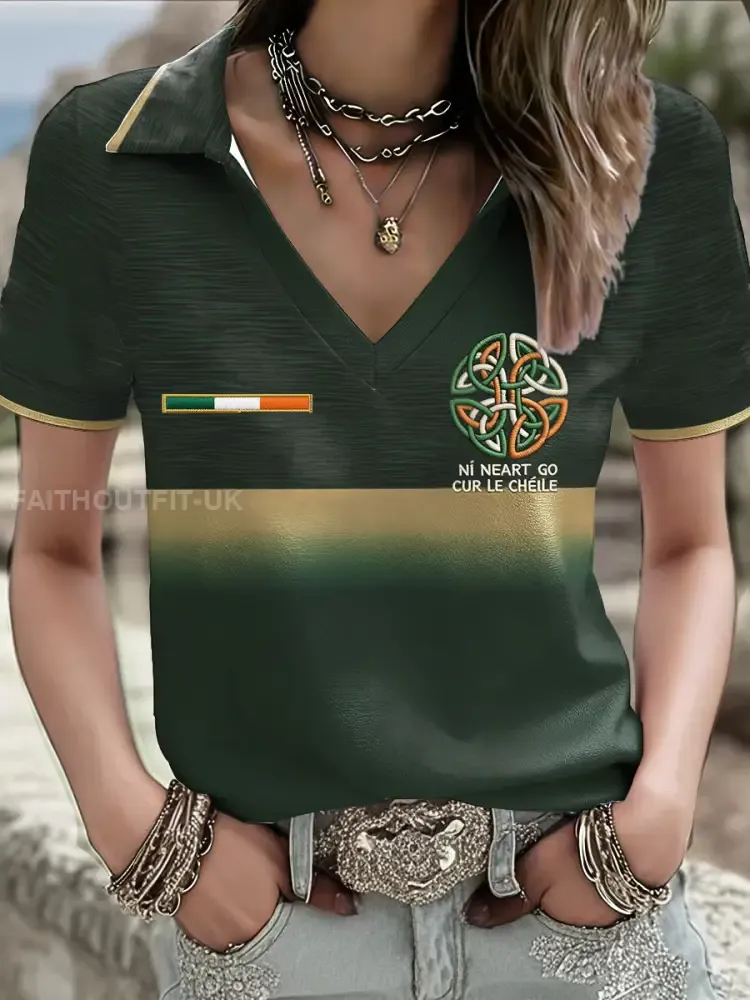 Women’s Ireland Rugby Lover Printed Tops