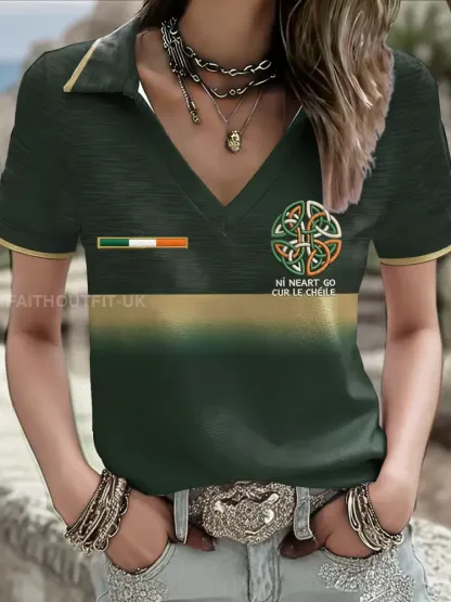 Women’s Ireland Rugby Lover Printed Tops