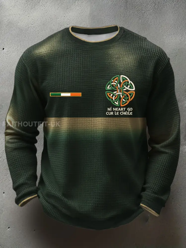 Men’s Ireland Rugby Lover Printed Waffle Tops