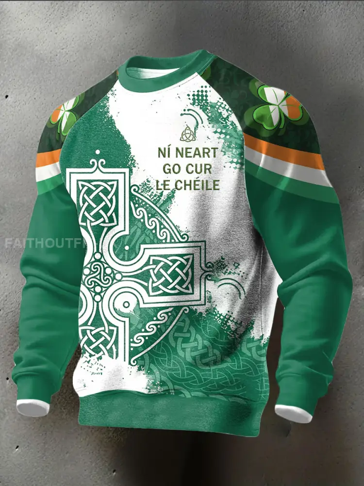 Men’s Ireland Rugby Lover Printed Sweatshirt