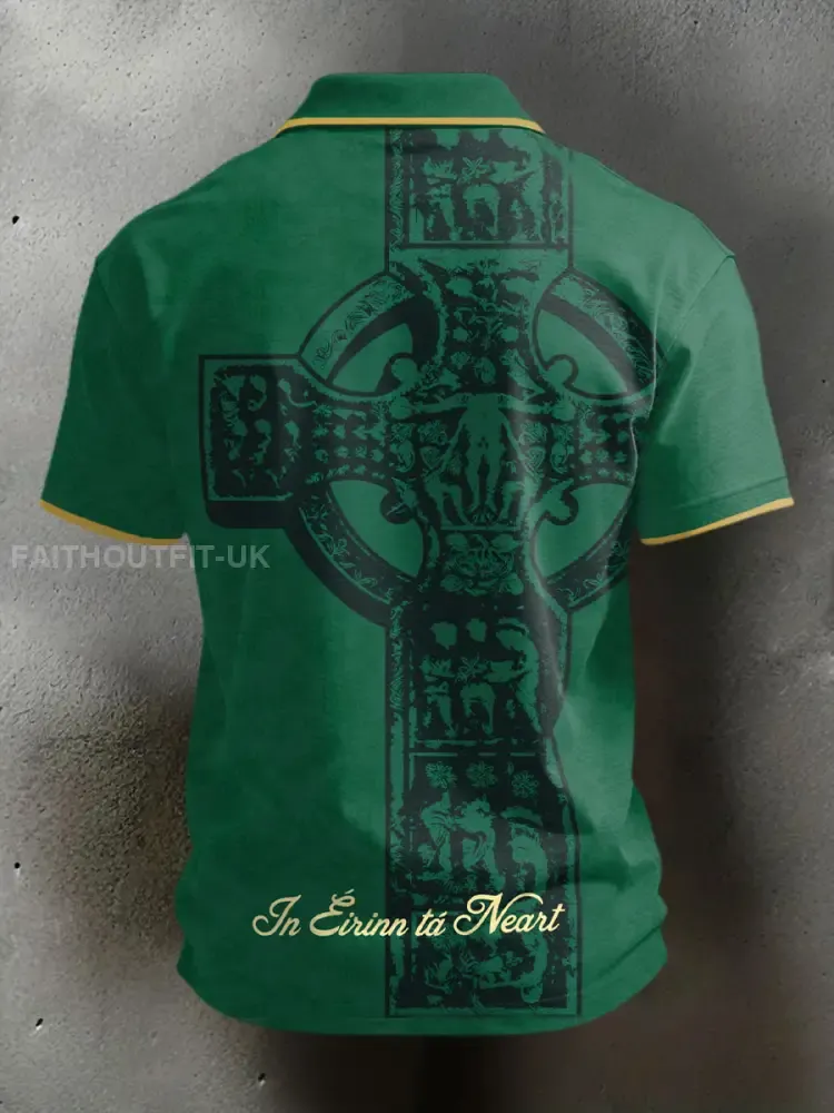 Men’s Ireland Rugby Lover Printed Casual Tops