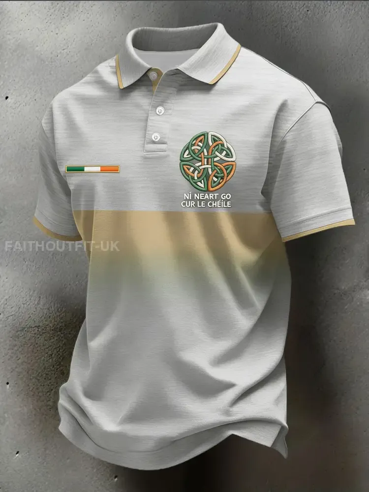 Men’s Ireland Rugby Lover Printed Casual Tops