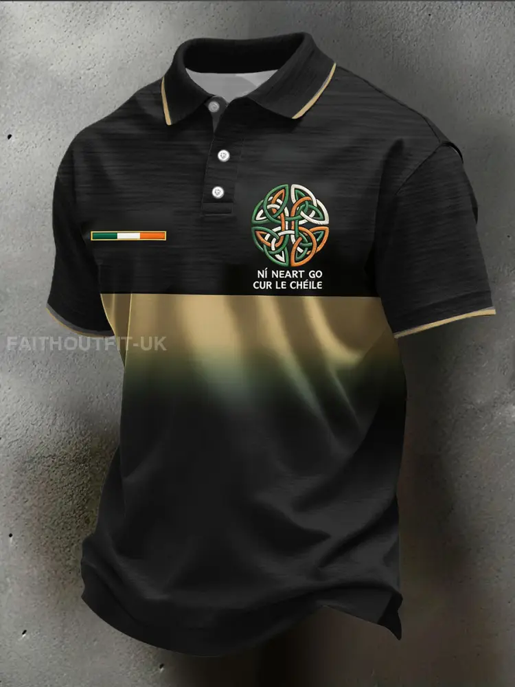 Men’s Ireland Rugby Lover Printed Casual Tops