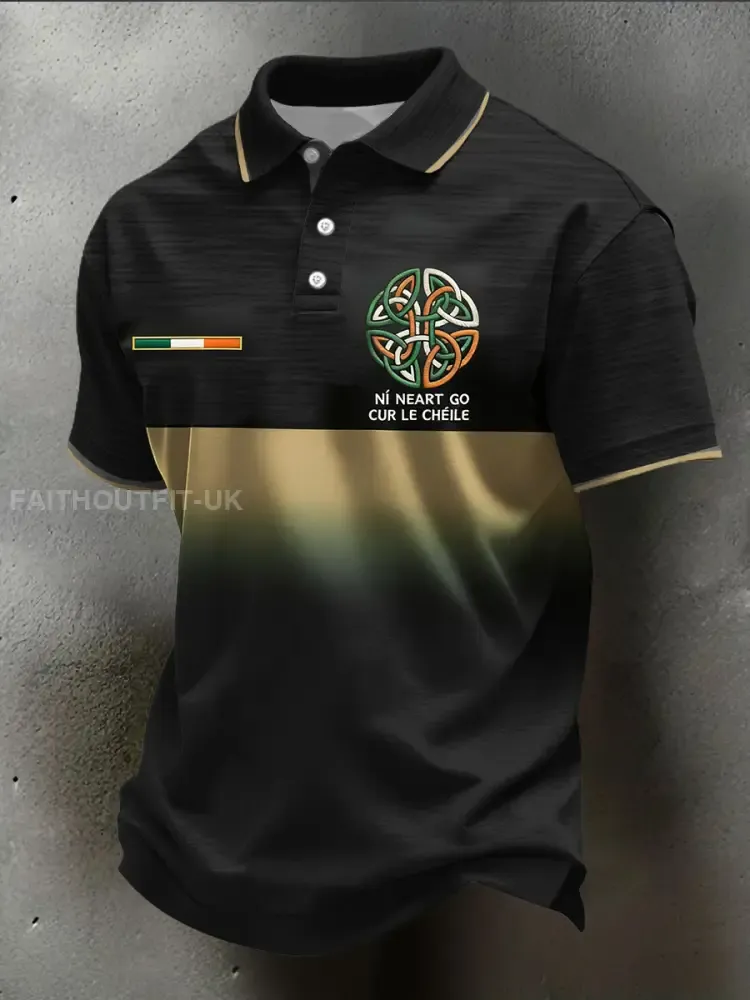 Men’s Ireland Rugby Lover Printed Casual Tops