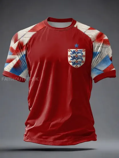 Men’s UK Football Lover England Printed short sleeve t-shirt