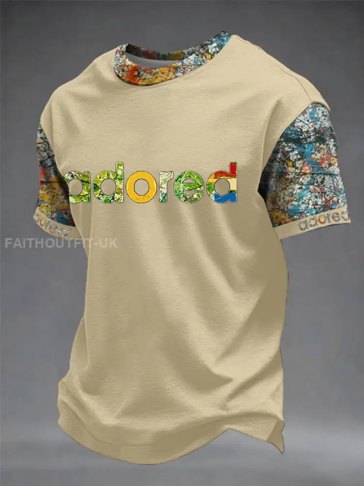 Men’s Lemon Roses Music Lover Printed short sleeves t-shirt