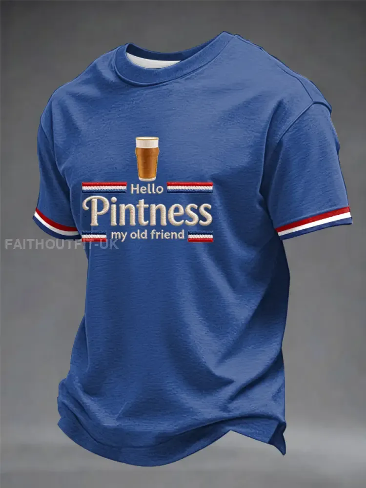 Men’s Hello Pintness My Old Friend Printed T-shirt