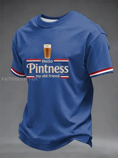 Men’s Hello Pintness My Old Friend Printed T-shirt