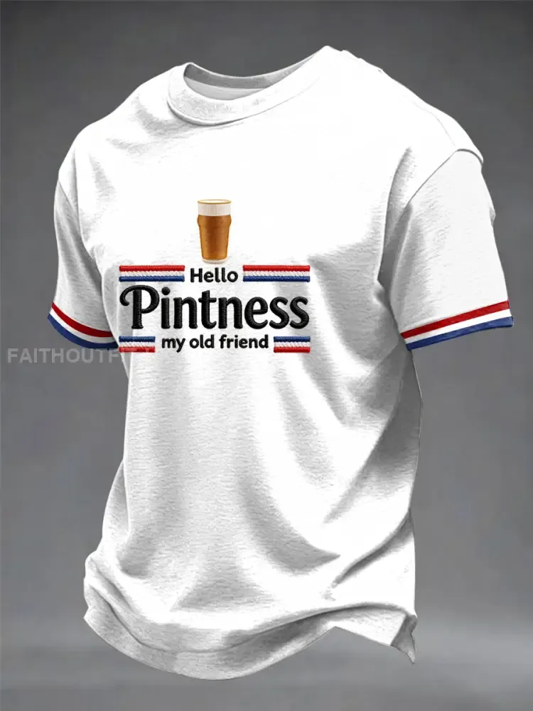 Men’s Hello Pintness My Old Friend Printed T-shirt