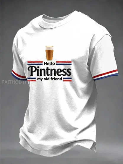 Men’s Hello Pintness My Old Friend Printed T-shirt