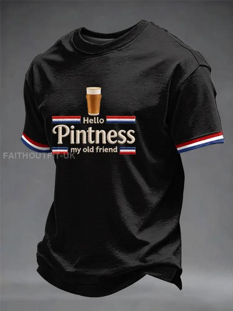 Men’s Hello Pintness My Old Friend Printed T-shirt
