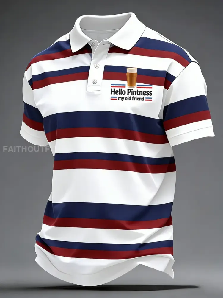 Men’s Hello Pintness My Old Friend Printed Shirt