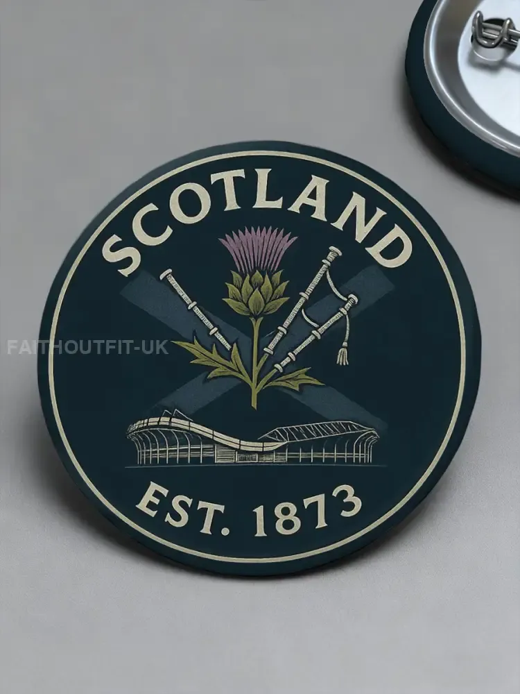 Scotland Rugby Lover Printed Pins - Navy Blue · ONE
