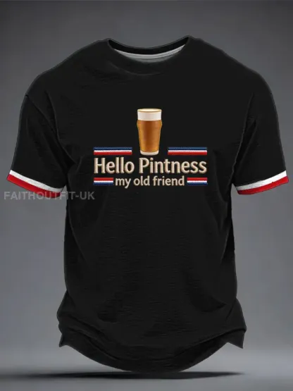 Men’s Hello Pintness My Old Friend Printed T-shirt