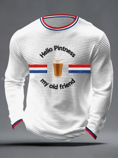 Men’s Hello Pintness My Old Friend Waffle Top