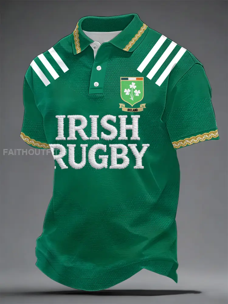 Men’s Ireland Rugby Lover Printed polo shirt
