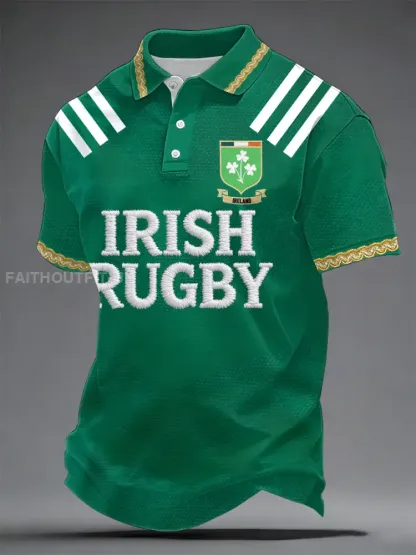 Men’s Ireland Rugby Lover Printed polo shirt