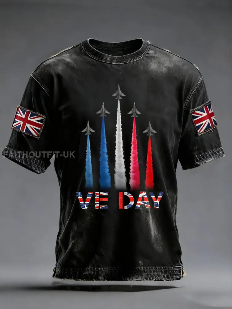 Men’s Victory In Europe Day Short Sleeves T-shirt