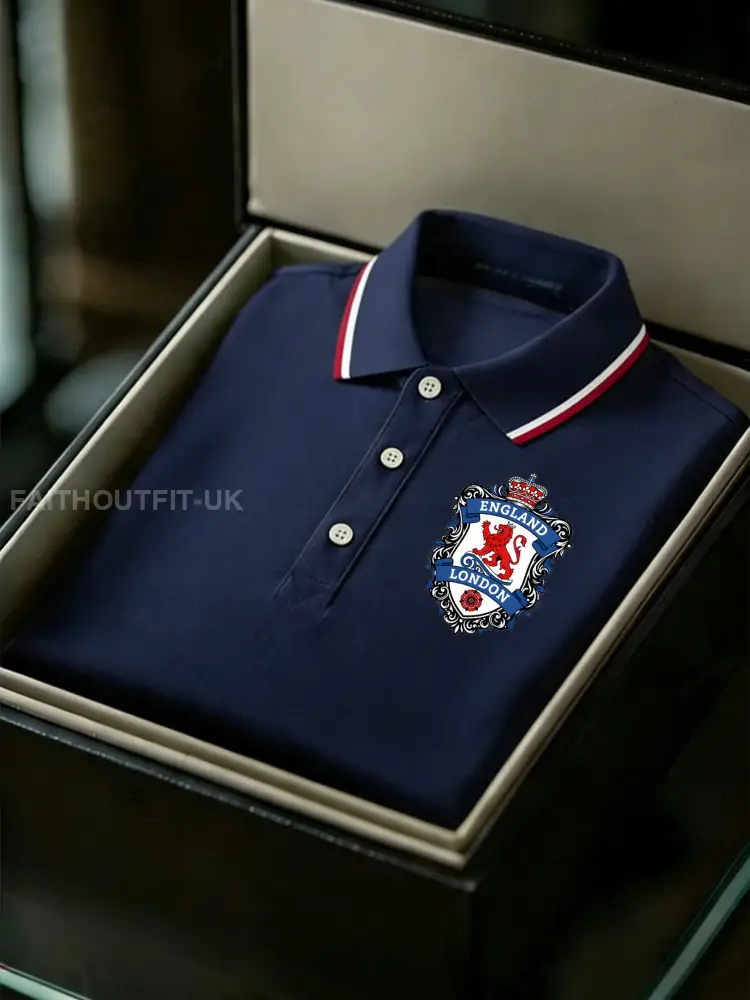 Men’s Vintage England Casual Shirt