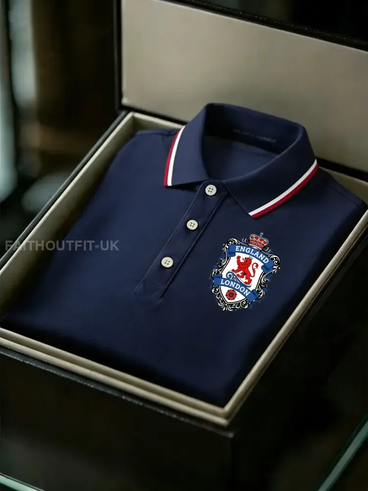 Men’s Vintage England Casual Shirt