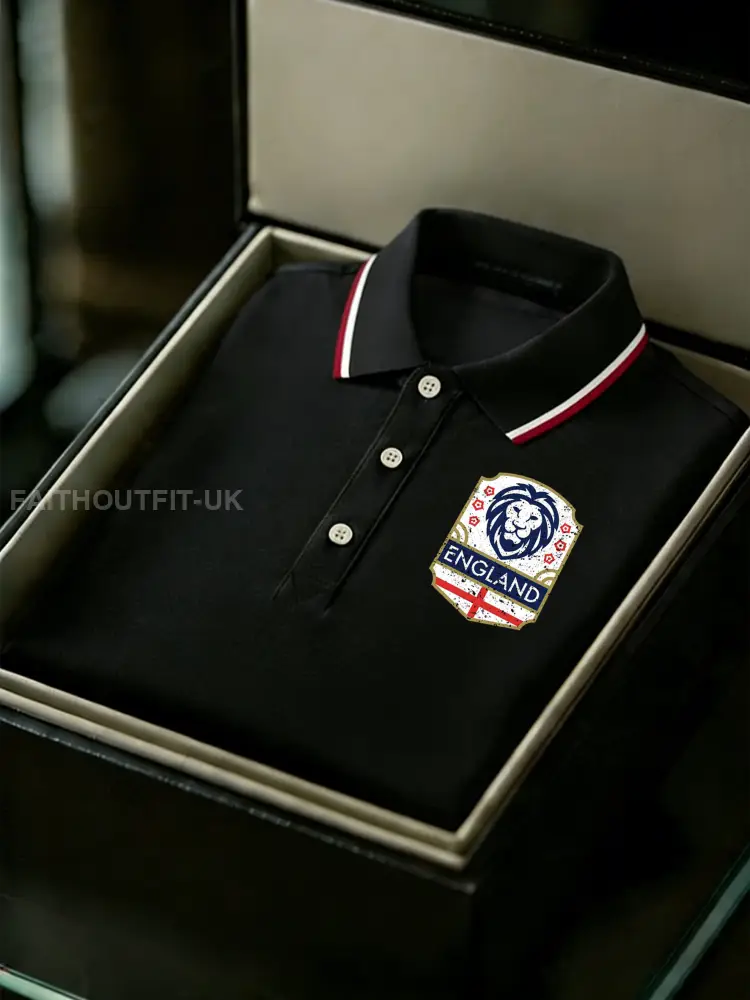 Men’s Vintage England Lion Casual Shirt