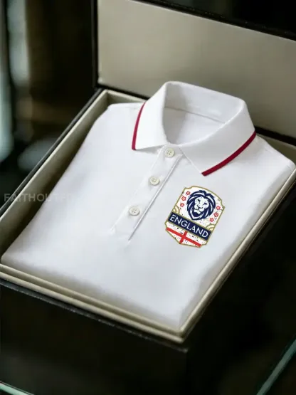 Men’s Vintage England Lion Casual Shirt