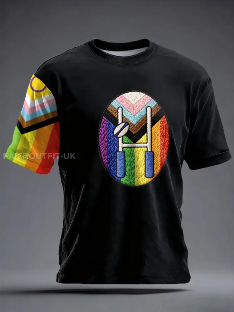 Unisex Rugby Lover Printed T-shirt