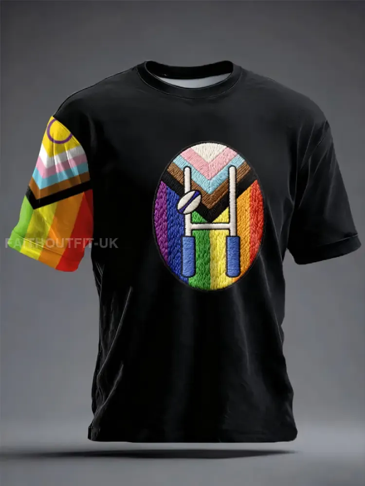 Unisex Rugby Lover Printed T-shirt