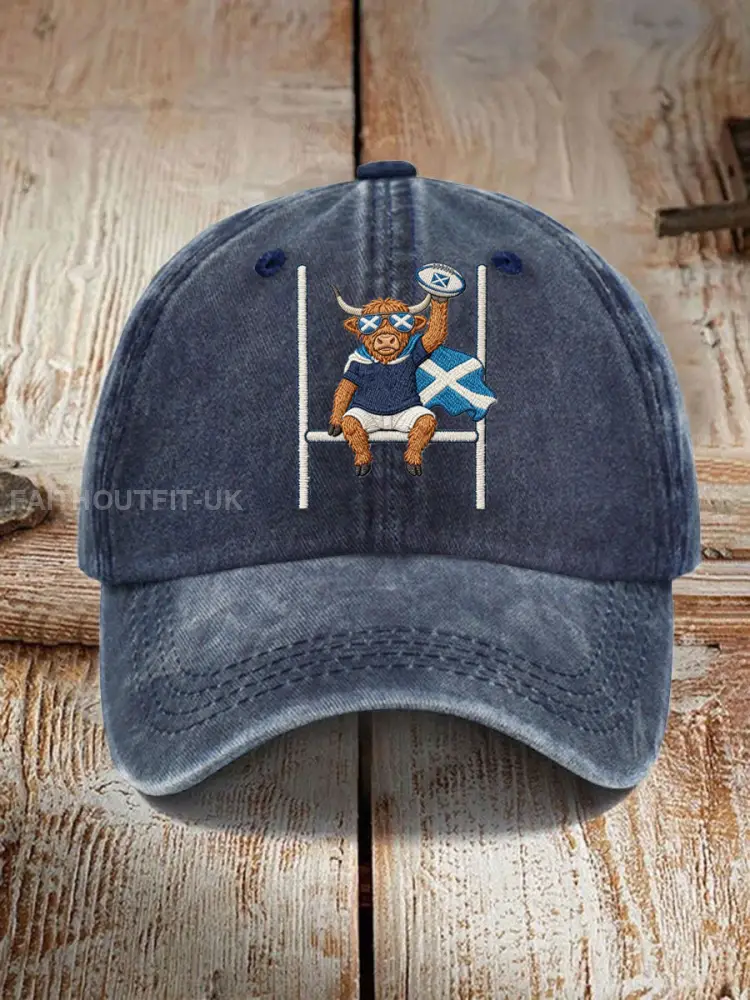 Unisex Scotland Rugby Lover Printed Hat