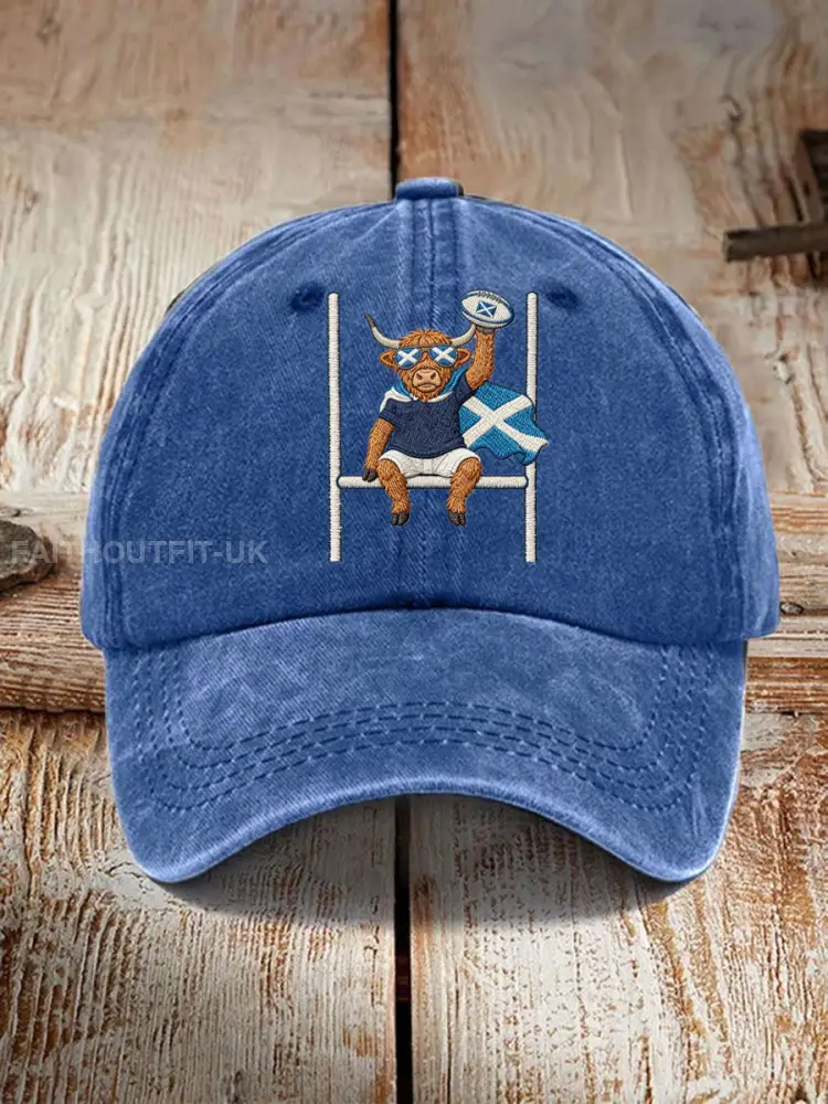 Unisex Scotland Rugby Lover Printed Hat