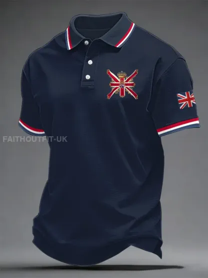 Men’s British Style Printed Shirt