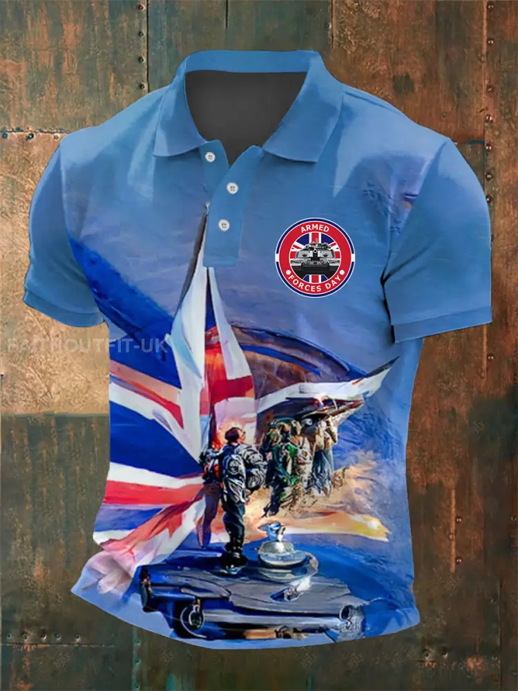 Men’s Armed Forces Day polo shirt
