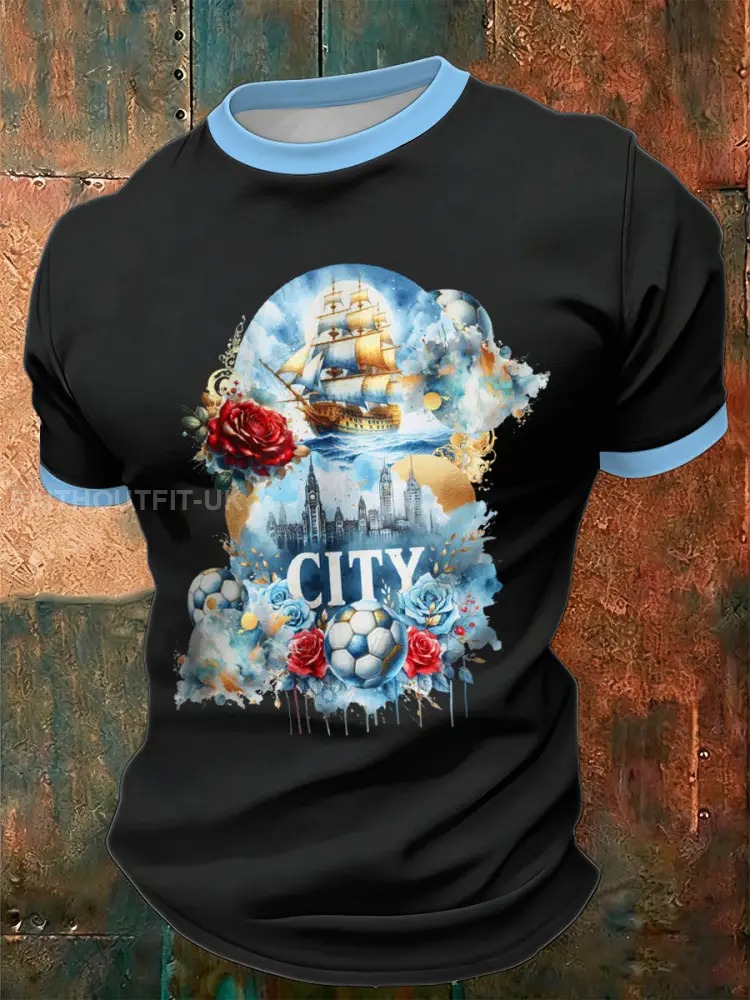 Men’s Football Short Sleeves T-shirt