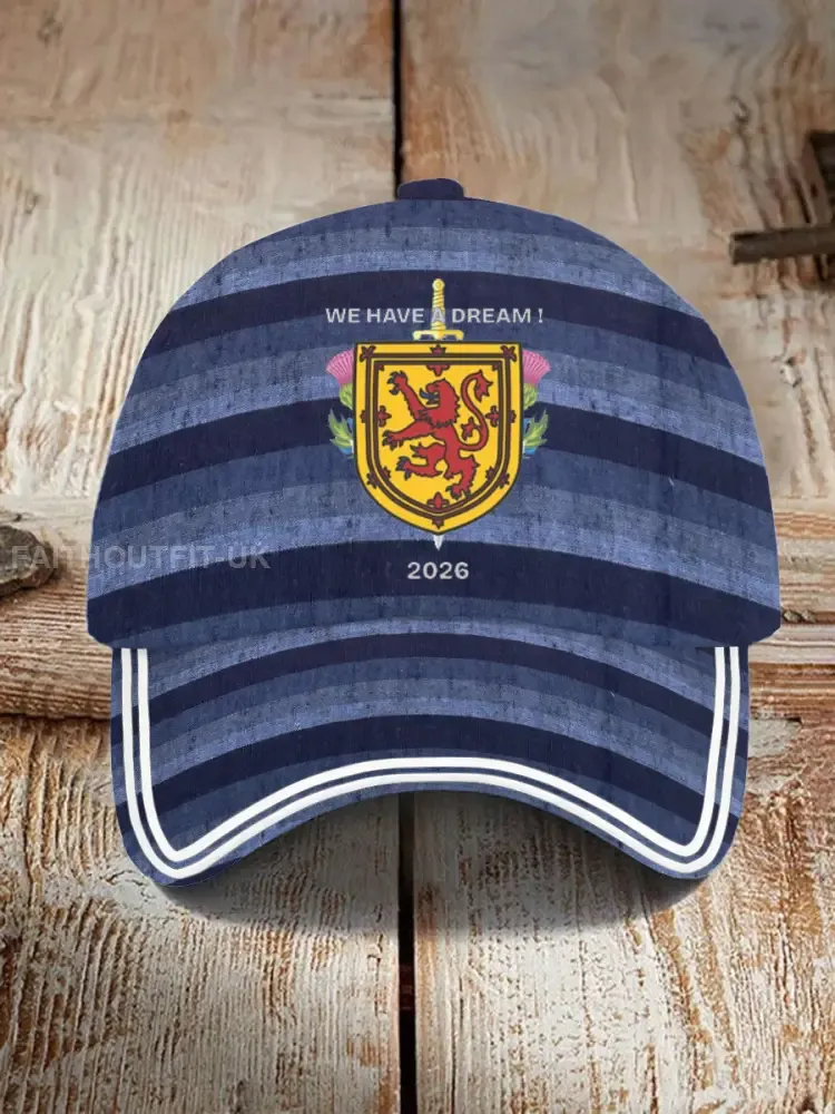 Unisex UK Football Lover Scotland Printed Hat - As picture · ONE