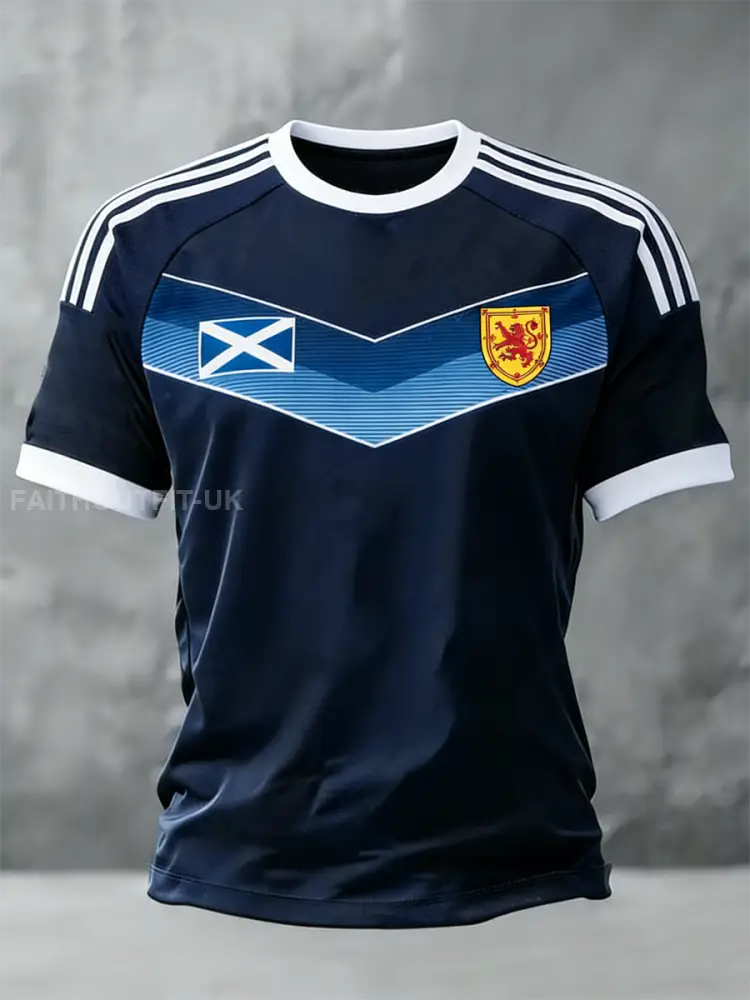Men’s UK Football Lover Scotland Printed short sleeve t-shirt