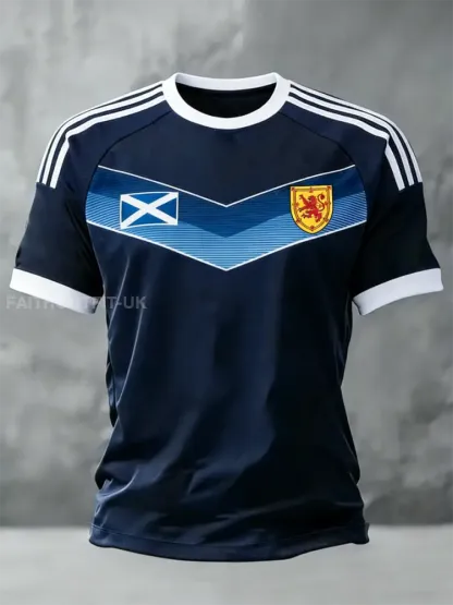 Men’s UK Football Lover Scotland Printed short sleeve t-shirt