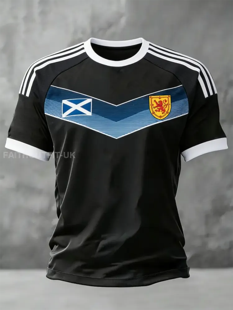 Men’s UK Football Lover Scotland Printed short sleeve t-shirt